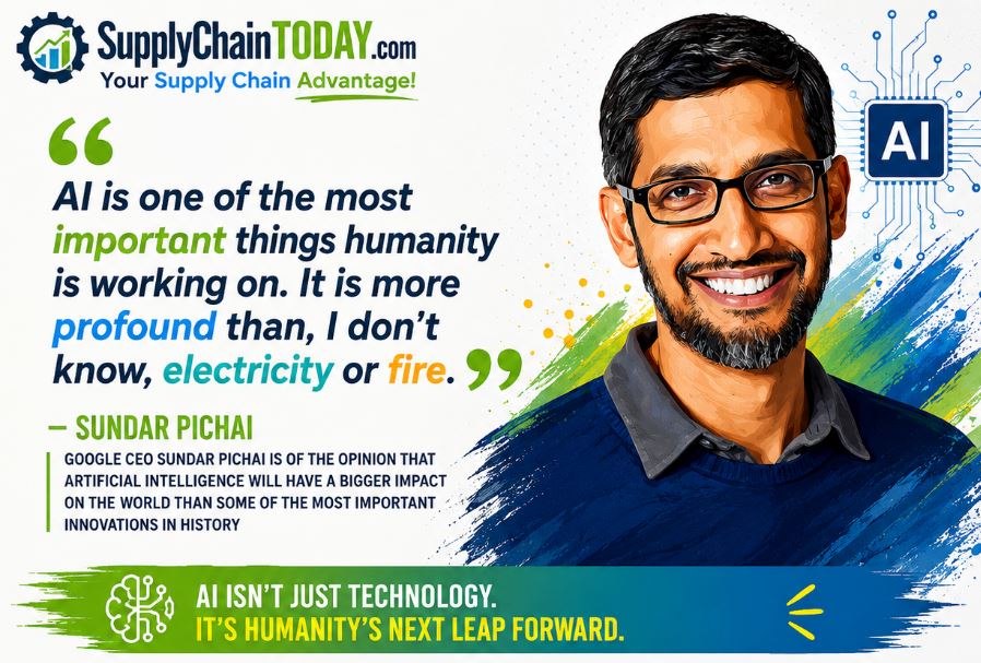 SupplyChainBlog's tweet photo. Collection of AI Quotes
#aiquotes #artificialintelligencequotes #FutureOfWork #futuretech  #ArtificialIntelligence #LearningAI #DigitalTransformation #AIEducation https://t.co/u9Ij83SaIa