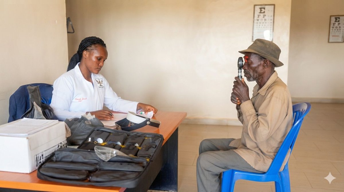 WandaHospital's tweet photo. Last week we ran a free medical camp for the elderly (60+): health check-ups, BP and diabetes screening, free eye checkups, subsidised glasses, and more, at no cost to the families who came through our doors. 
This is what community healthcare looks like. 
#WandaMatugga #HealthUG https://t.co/A1vGNS7Zxj