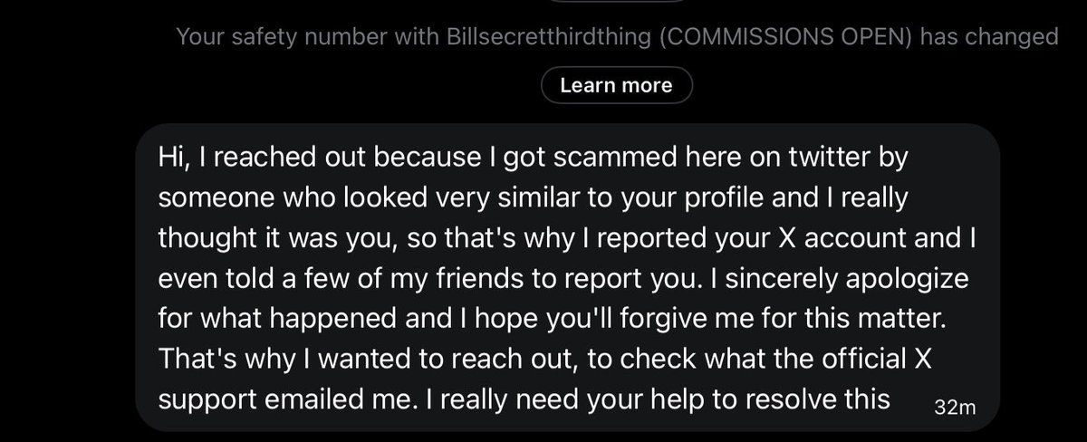 joshlevystan62's tweet photo. making a post about this because there have been some hackings lately, so i want to warn that if anyone received a dm like this, DO NOT RESPOND AND BLOCK. this is scam trying to hack your account by getting your personal info and then “threaten” to extort money or sue you /1 https://t.co/4SBzpGTuCC
