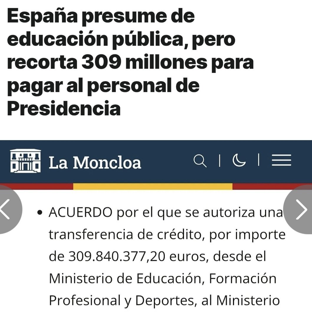 SERGIOSILVA75's tweet photo. Esto SÍ son recortes de verdad. Lamentable la actitud de partidos políticos y sindicatos educativos que en Cantabria hablan falsamente de recortes.
Un doble rasero en función del color político del gobierno.
La ministra debería dar explicaciones.
#educantabria
#nomasmentiras https://t.co/s6nhrnbHWr