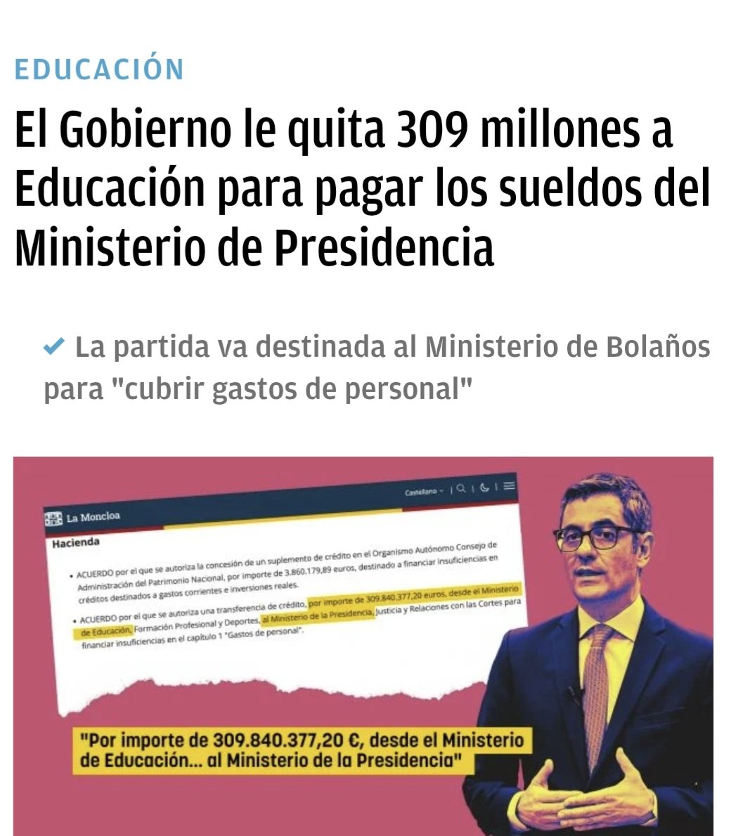 SERGIOSILVA75's tweet photo. Esto SÍ son recortes de verdad. Lamentable la actitud de partidos políticos y sindicatos educativos que en Cantabria hablan falsamente de recortes.
Un doble rasero en función del color político del gobierno.
La ministra debería dar explicaciones.
#educantabria
#nomasmentiras https://t.co/s6nhrnbHWr