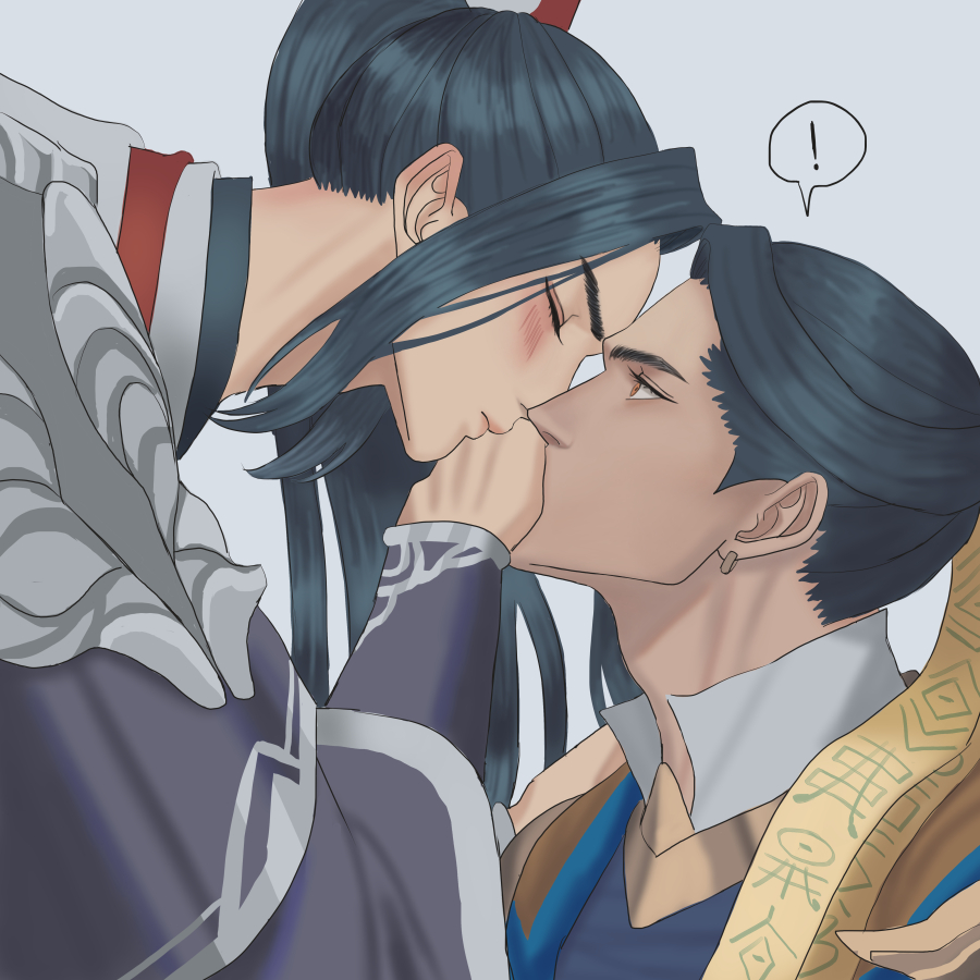 liam0156's tweet photo. #fengqing 
When muqing tempted? fengxin for the first time..🥰I think muqing would be confused, and fengxin would be surprised😋
모정이 처음으로 풍신 꼬셧?을때 모정은 이게 맞나?싶고 풍신은 놀랏을거같아😋 https://t.co/9SwZpdsf25