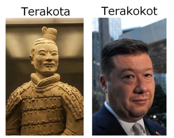 VecneNasran's tweet photo. Tak to nakonec vypadá že pravej rasizmus si tento polojaponec zažil až v číně, kde jím opovrhovali více než ruským čoklem.. Ale aspoň že nám něco dovezl, Sankce pro tatru.. https://t.co/zW9Ydu7VQt