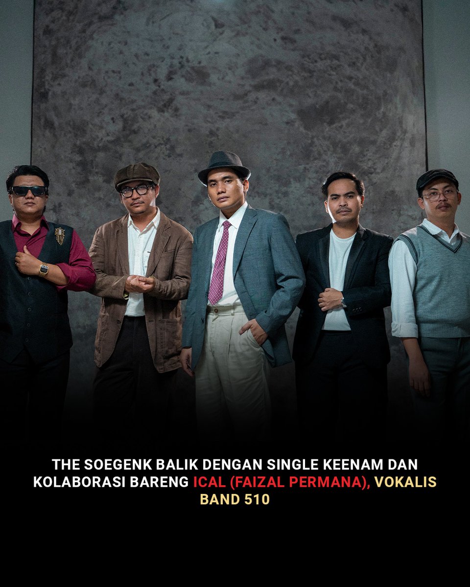 SuperMusic_ID's tweet photo. Single terbaru The Soegenk bareng @faizalprmna udah rilis nih, udah pada dengerin belom?
#INIRASANYASUPER
#SUPERLIVE
#SUPERMUSIC
#MUSIC https://t.co/jNEvpGlcls