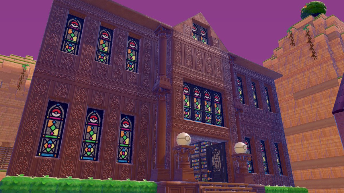 yupiriv's tweet photo. パサパサに図書館作りました📖 
#ぽこあポケモン
#ぽこポケ https://t.co/O0MND6RGQ8