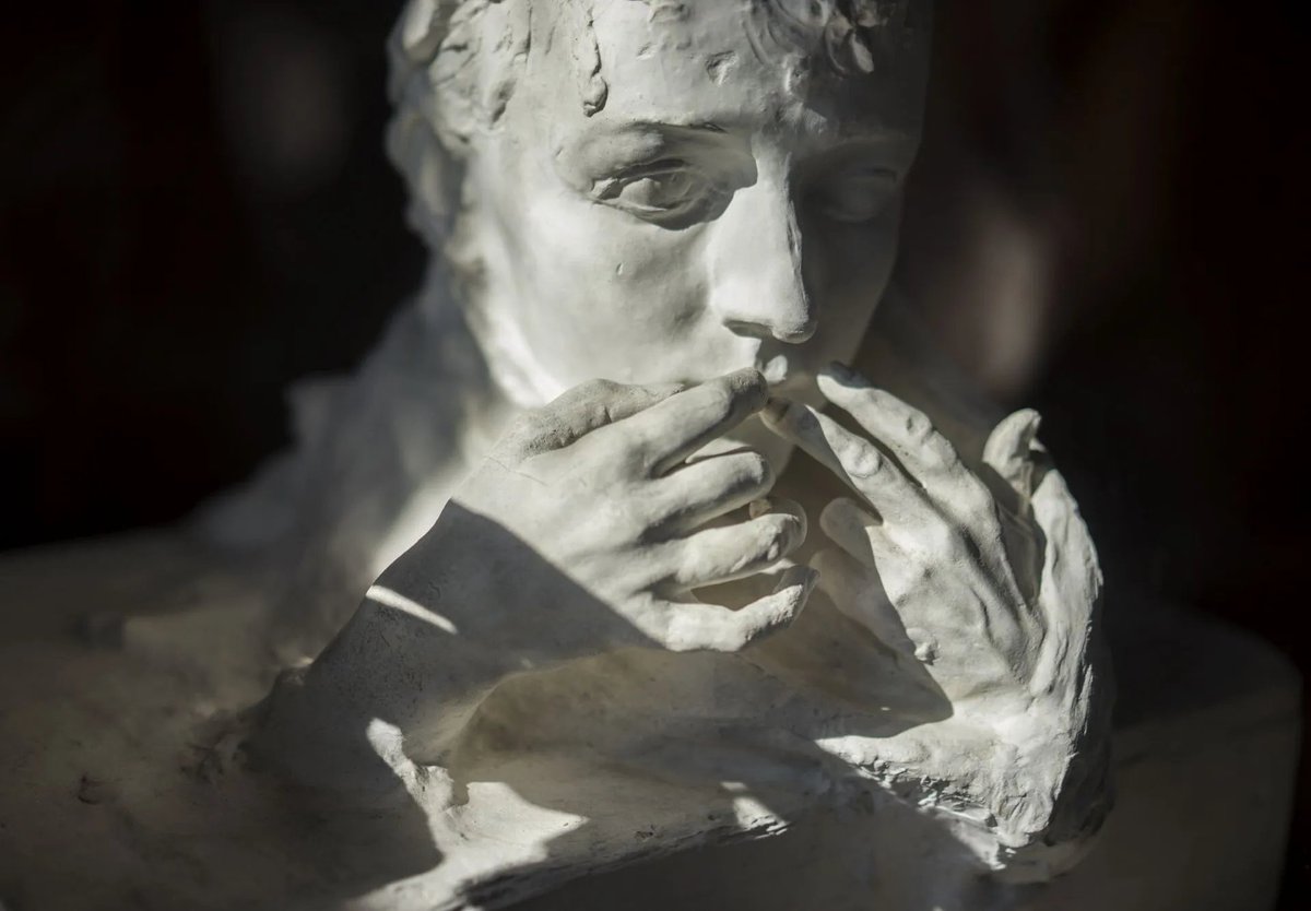 pantomathwar's tweet photo. Auguste Rodin , L'Adieu ,Farewell, 1898 , Musée Rodin, Paris https://t.co/g7OhKSYGZL