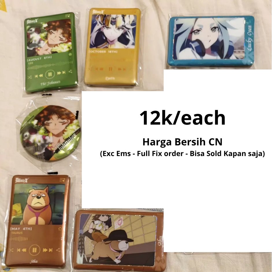 GoMinku88_'s tweet photo. 「 REQ SPLIT 」
Various Badge To Be Hero X

♪ Harga tertera pada foto Bersih CN
♪ Harga bisa naik/turun mengikuti rate CN
♪ Reply or DM for order!

#MinkuJajan #warungtobeherox #warungtbhx #warungdonghua #warunganime https://t.co/ImvNSmnH65