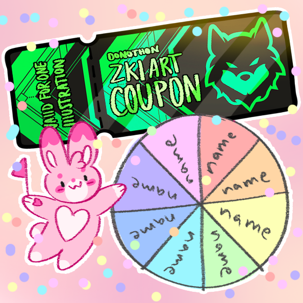 TiktakVT's tweet photo. 💕🐇DONOTHON ART RAFFLE!🐇💕

Art raffle goal met! Raffle is for one SFW artwork by Zegskel!

🐇Rules:
💕Follow me and @Zegskiel 
💕Repost
💕Post your ref

Will be open for one week - until Wednesday August 5th! 🥳🎉🎊 https://t.co/mgUBKIKZBv