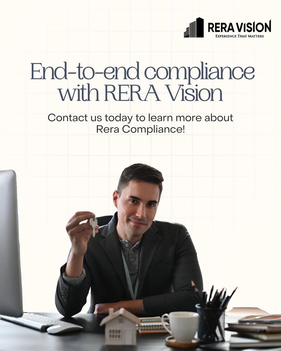 ReraVision's tweet photo. A project's age doesn't reduce its compliance responsibilities.

RERA compliance continues until project completion. Missing updates on older projects can lead to avoidable notices.

Stay compliant from launch to possession with RERA Vision.

#RERA #MahaRERA #RealEstate https://t.co/6F0ldZ4MVB