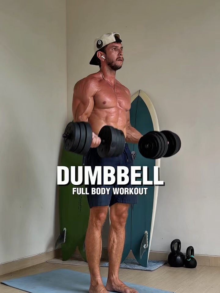 deee_fit's tweet photo. DUMBBELL FULL BODY WORKOUT

⏳3 rounds | 30 sec work | 30 sec rest

1️⃣ Lunge Hammer Curl
2️⃣ Zottman Curl
3️⃣ RDL Lateral Raise
4️⃣ Rear Delt Reverse Fly
5️⃣ Cross Body Front Raises
6️⃣ Push Up Knee Drive
7️⃣ Sit Up Shoulder Press

🤝 Save | Share | E... https://t.co/kK2snsiMrp