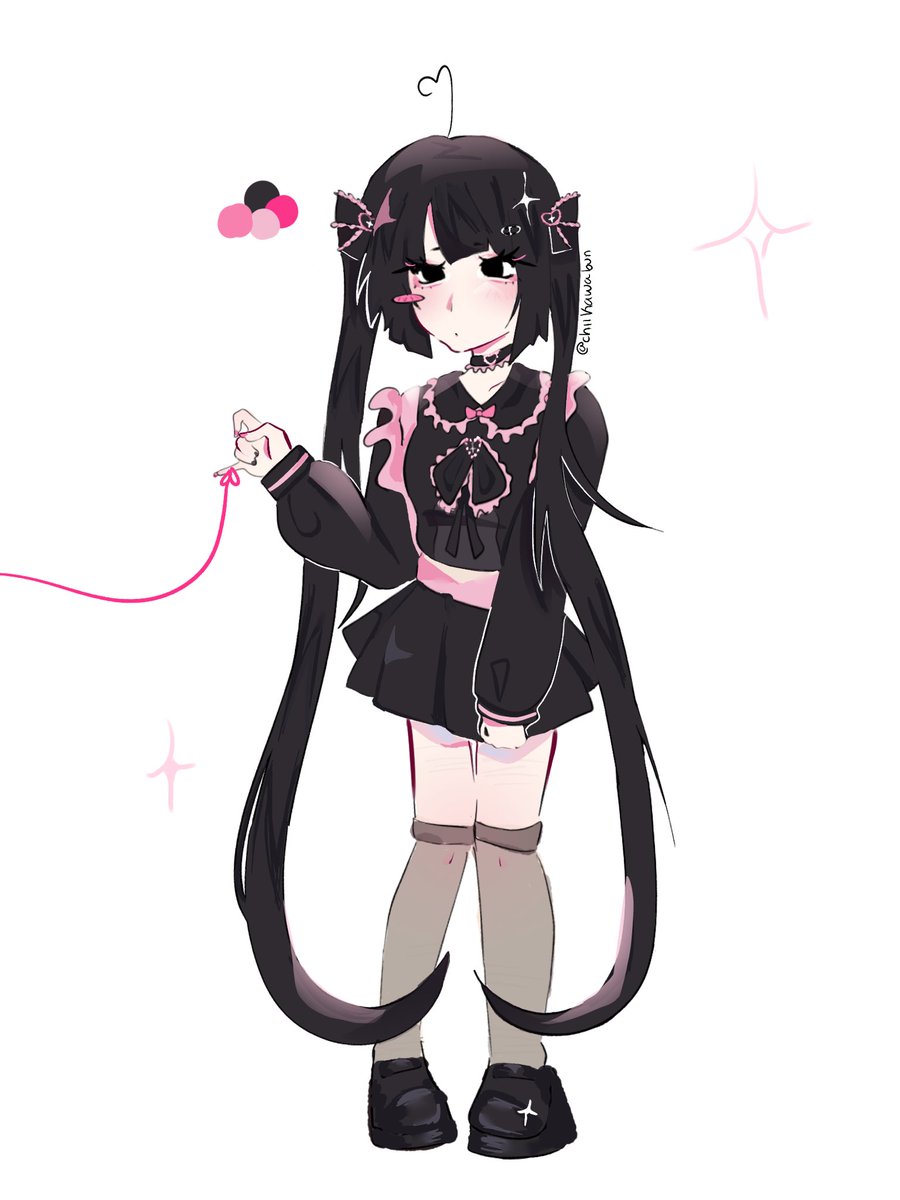 busudaikon's tweet photo. @Mari_chan1401 here’s my oc! (don’t mind the art it’s kinda old lol) https://t.co/MCBCLuObLo