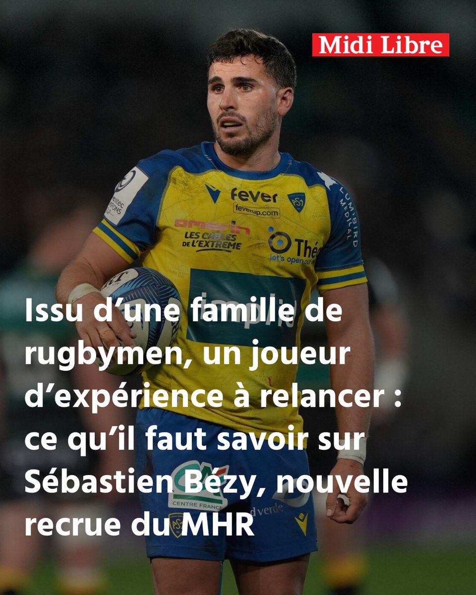 MidiLibreSports's tweet photo. Issu d’une famille de rugbymen, un joueur d’expérience à relancer : ce qu’il faut savoir sur Sébastien Bézy, nouvelle recrue du MHR
➡️ https://t.co/gLY82JoOia https://t.co/ZPxltCWUxs