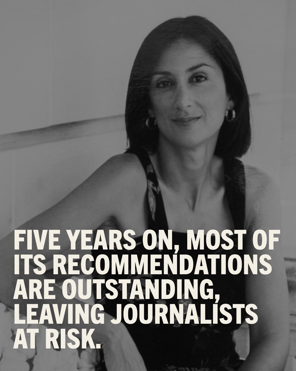 daphnefdtn's tweet photo. 2⃣ In 2021, the public inquiry into Daphne's assassination concluded the Maltese State must bear responsibility for her death. Most of its recommendations have not been implemented. #DaphneCaruanaGalizia https://t.co/5LQvFsYcmw