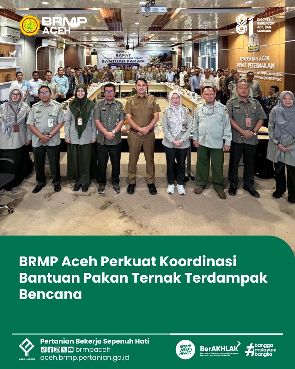 brmpaceh's tweet photo. Saleum Syedara

BRMP Aceh Perkuat Koordinasi Bantuan Pakan Ternak Terdampak Bencana

Selengkapnya:
https://t.co/37QP8PR5gF

#kementerianpertanian #agromodern #brmpaceh https://t.co/YRiG1ub0Ku
