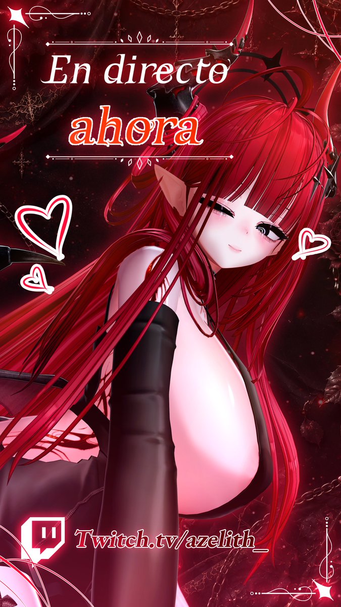 Azelith_VT's tweet photo. 🔴 ¡Estoy en directo ahora mismo en Twitch!

Los estaré esperando, dulzuras~ ❤️ 

https://t.co/fBLYbxdT8y

#vtuber #vrchat #Milltina3D #VTuberES https://t.co/i9QMupY8xH