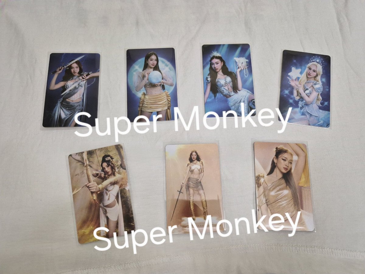 MonkeySuperrrrr's tweet photo. ปล่อยการ์ดเทพี Sunsu 4EVE ครบชุด Lot สุดท้ายแล้วค่าาา เหมา 7 คน 800 บาทเท่านั้น หรือขายเดี่ยวได้ค่ะ
DM มาได้เลยนะคะ

#Sunsux4EVE #ตลาดนัดSunsu #ตลาดนัด4EVE https://t.co/LFJsQ1qs6W