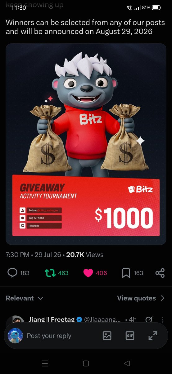 FangMortis's tweet photo. @savagebro92 @bitz_casino_en Gr https://t.co/RE7rvzxzha