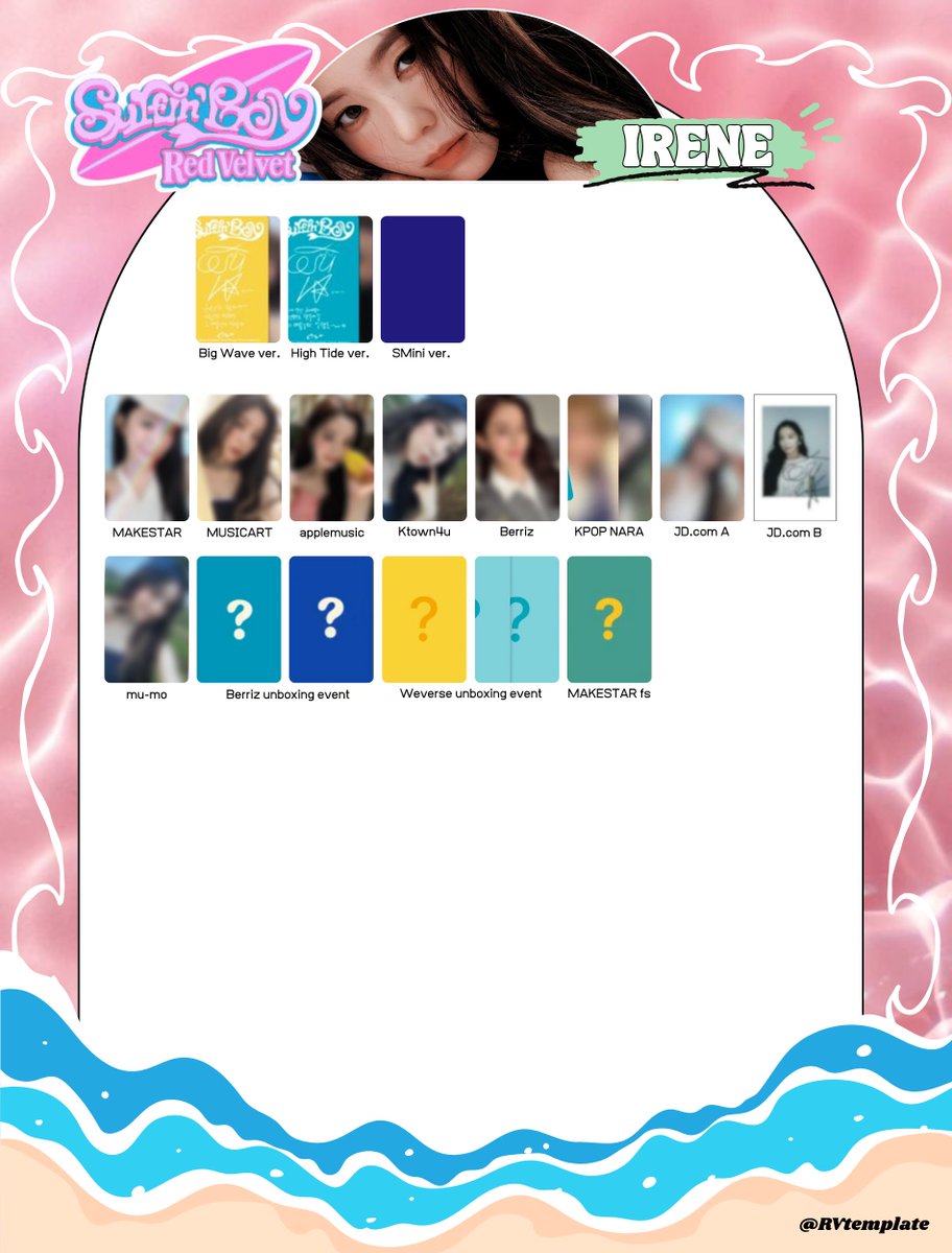 Red Velvet template on X: 