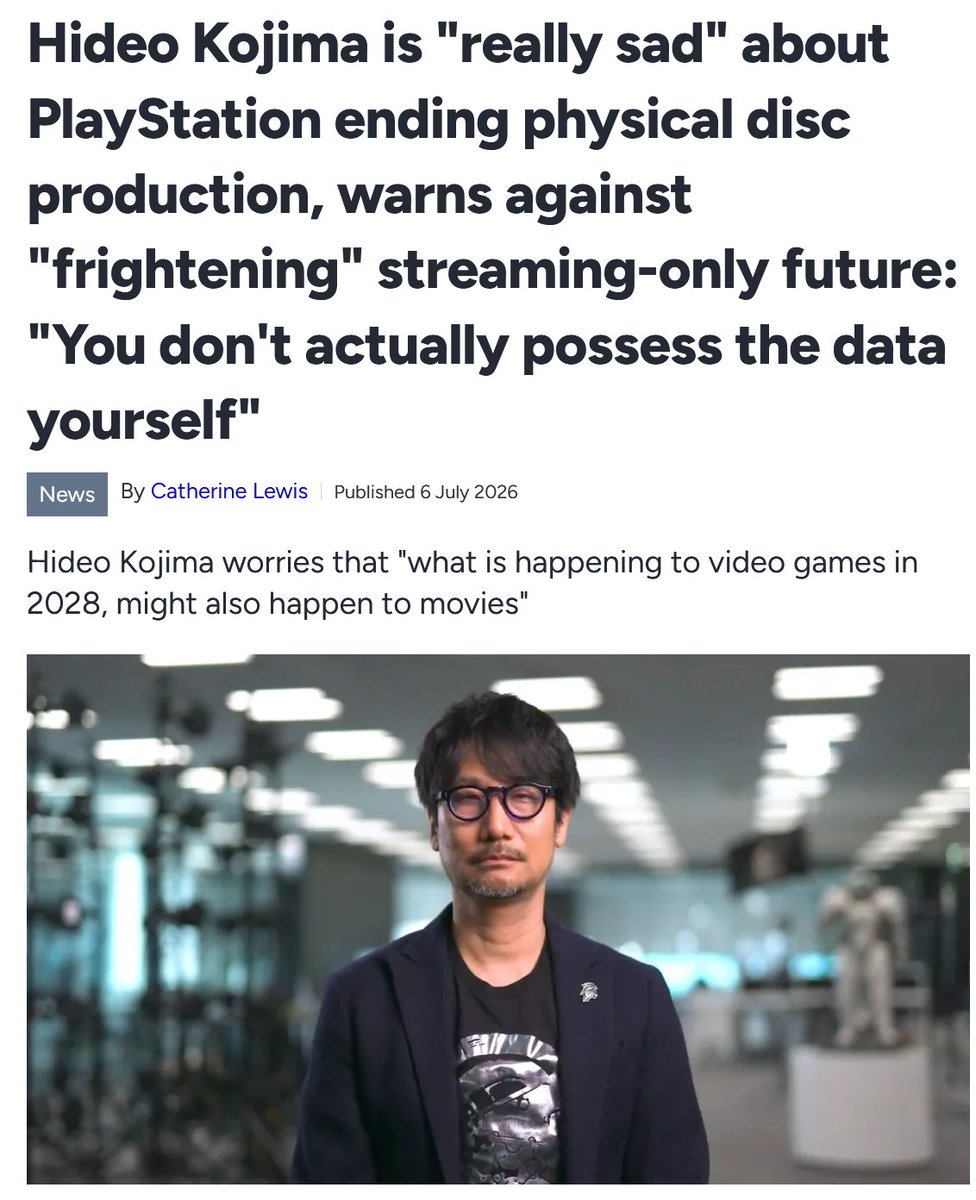 TropicalMaku's tweet photo. Even game developers are not happy with you @Sony @PlayStation. You fucked up. You forgot PlayStation has always been a platform people went to for physical games and even used for watching their physical movies/shows on. https://t.co/PX9lN6zUQa