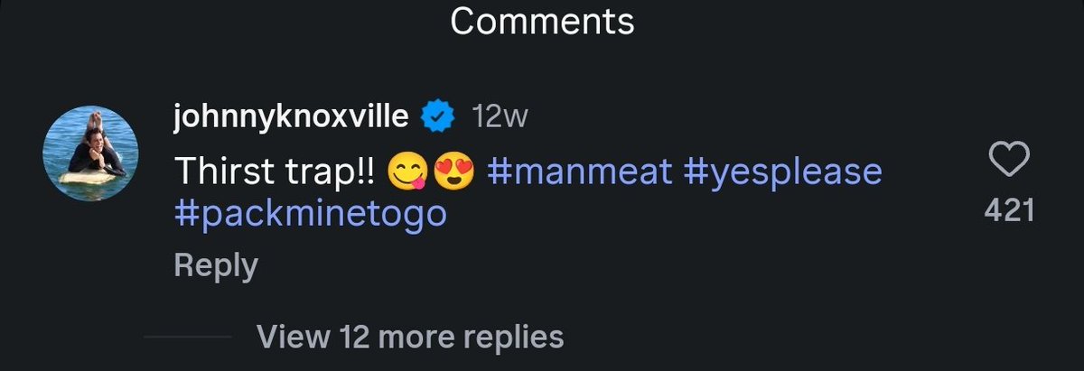 mascryandunn's tweet photo. He never passes on an opportunity to get gay on Instagram https://t.co/cO4g2HUXE8