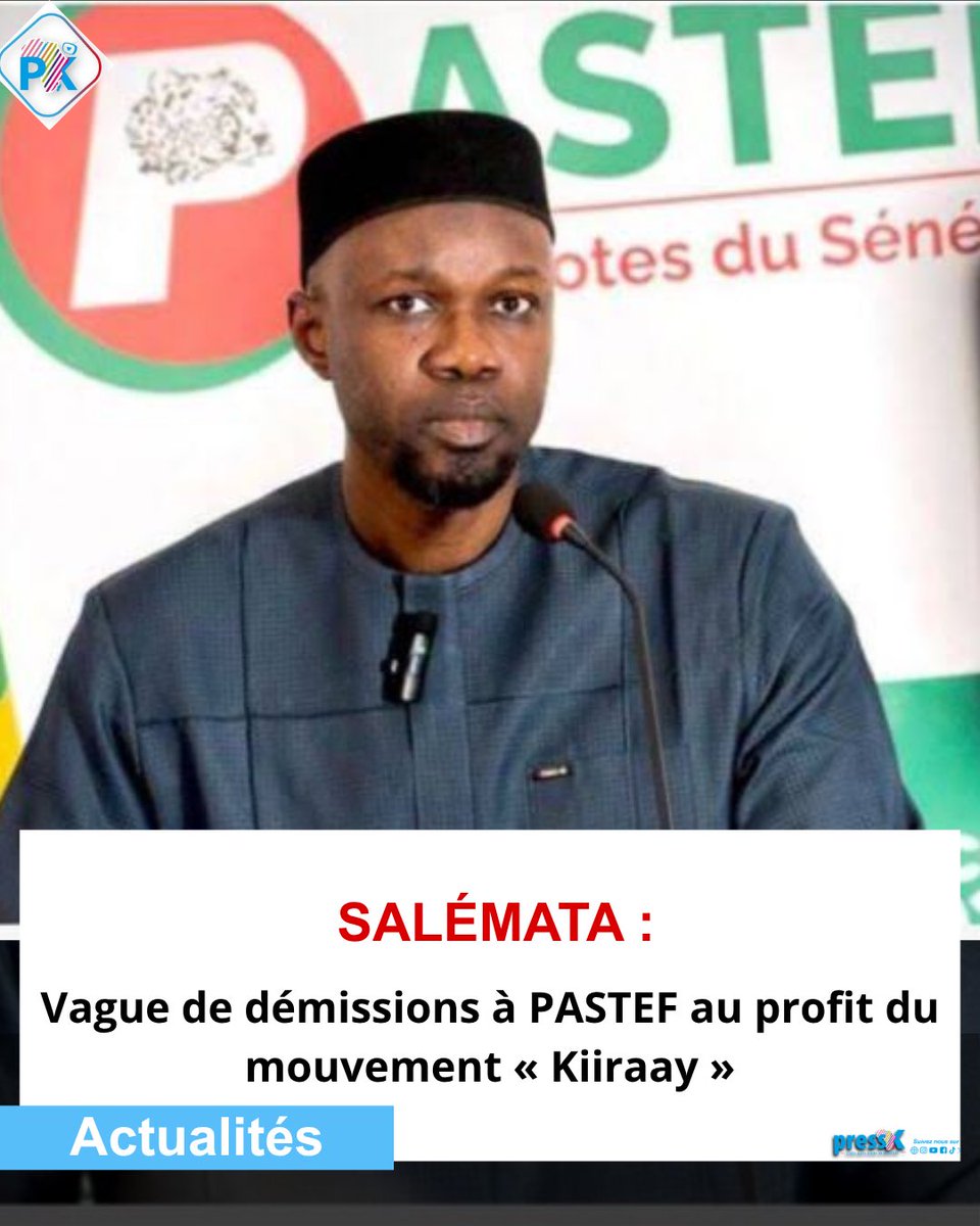 Pressafrik's tweet photo. https://t.co/cduFV6WPsH. #Pastef #demission #senegal #kebetu https://t.co/lwF0XcHusN