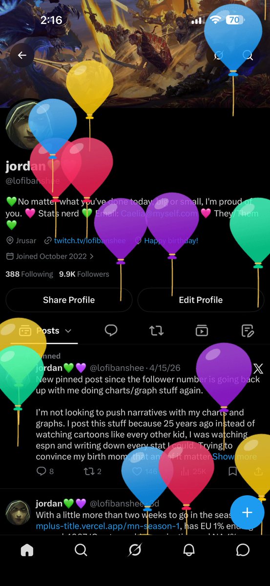 jordan💚💜 tweet media