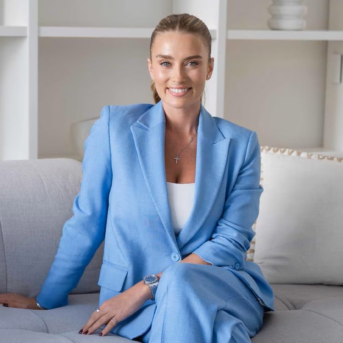 codesportsau's tweet photo. Cricket great Matthew Hayden’s daughter Grace is making her Fox League debut as a sideline reporter this weekend, describing the opportunity as her ‘dream gig’.