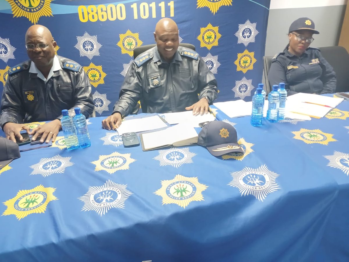 SAPoliceService's tweet photo. #sapsGP [OPERATION SHANELA II: EKURHULENI DISTRICT] The Provincial Commissioner of the #SAPS in Gauteng, Lt Gen Tommy Mthombeni will be leading #OperationShanela II today in the Ekurhuleni District. He will be joined by the Deputy Provincial Commissioner: Policing, Maj Gen Fred Kekana, Ekurhuleni District Commissioner, Maj Gen Anna Sithole and Senior officers from SAPS province and district, Ekurhuleni Metro Police Department, Gauteng Traffic, as well as local Councillors, #CPF and #CommunityInBlue. 

The team is currently being briefed on the station's profile of today's focus policing precinct and how the forces of Operation Shanela II can assist the with reducing crime in the area. #PoliceVisibility #PartnershipPolicing #FightingCrime ME