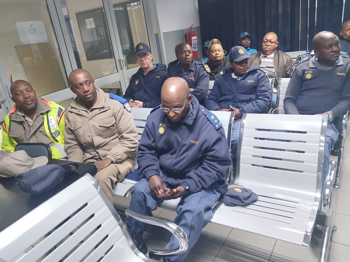 SAPoliceService's tweet photo. #sapsGP [OPERATION SHANELA II: EKURHULENI DISTRICT] The Provincial Commissioner of the #SAPS in Gauteng, Lt Gen Tommy Mthombeni will be leading #OperationShanela II today in the Ekurhuleni District. He will be joined by the Deputy Provincial Commissioner: Policing, Maj Gen Fred Kekana, Ekurhuleni District Commissioner, Maj Gen Anna Sithole and Senior officers from SAPS province and district, Ekurhuleni Metro Police Department, Gauteng Traffic, as well as local Councillors, #CPF and #CommunityInBlue. 

The team is currently being briefed on the station's profile of today's focus policing precinct and how the forces of Operation Shanela II can assist the with reducing crime in the area. #PoliceVisibility #PartnershipPolicing #FightingCrime ME