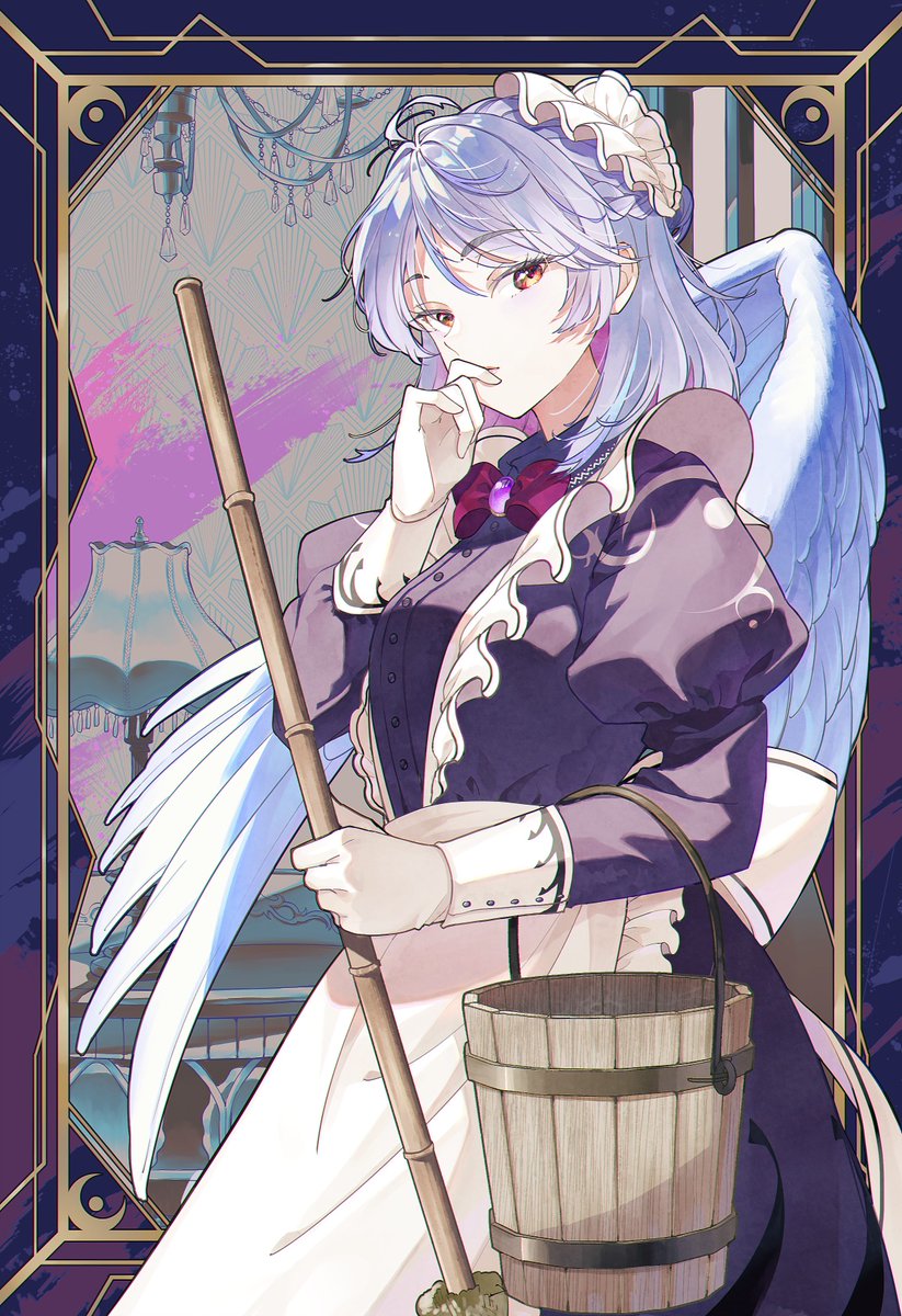 konruri_blue's tweet photo. あのサグメというメイドは、何が起きたか知っているようだ・・・🧐

Skebありがとうございました！
#稀神サグメ #東方Project https://t.co/tcyJnEm9RG