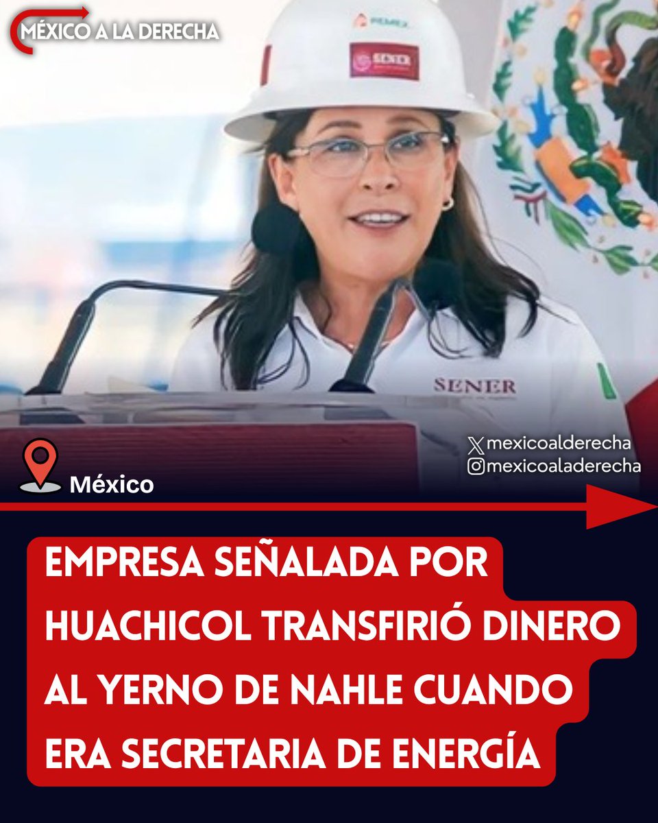 MexicoalDerecha's tweet photo. 🚨🇲🇽/ NAHLE PERMITIÓ EL HUACHICOL

Una investigación de Mexicanos Contra la Corrupción, reveló que la empresa Energy Refinados transfirió 4 millones de pesos a una compañía donde el yerno de la miserable Rocío Nahle es accionista.

La operación fue en 2023, mientras la morenista ocupaba el cargo de secretaria de Energía de AMLO. En ese año, la empresa Energy Refinados realizó 2 importaciones de combustible sin pagar el IEPS, es decir, huachicol fiscal.

Definitivamente la actual gobernadora de Veracruz avaló y fue permisiva con el contrabando de combustible, del que se beneficiaron también los hijos de López Obrador.