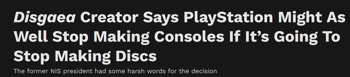 TropicalMaku's tweet photo. Even game developers are not happy with you @Sony @PlayStation. You fucked up. You forgot PlayStation has always been a platform people went to for physical games and even used for watching their physical movies/shows on. https://t.co/PX9lN6zUQa