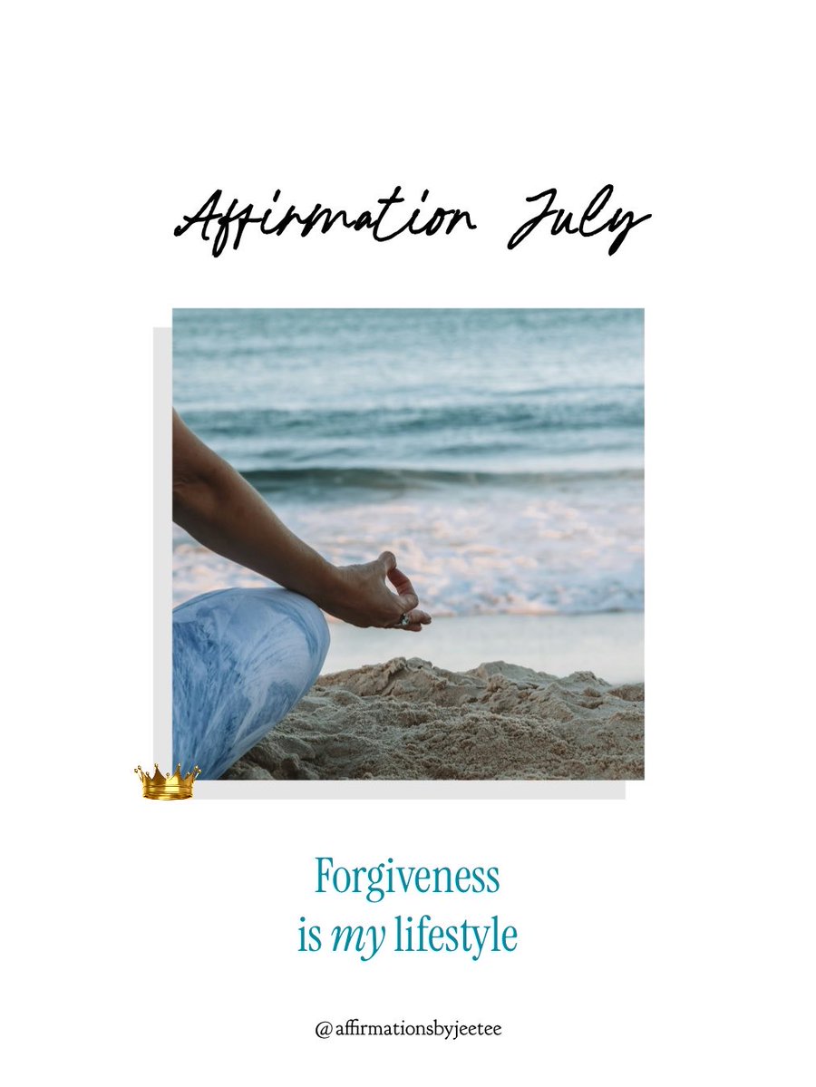 AffirmbyJeetee's tweet photo. Dear Loved One,

Challenge: Pick 3 people that you cannot bear to think of because of how deeply they hurt you, and spend 5 minutes praying and declaring blessings over them. 
You're a masterpiece.

Shine ✨ 

Song of The Day: I Forgive by Shift to Abundance
#affirmationsbyjeetee https://t.co/tPRhUOPvk7
