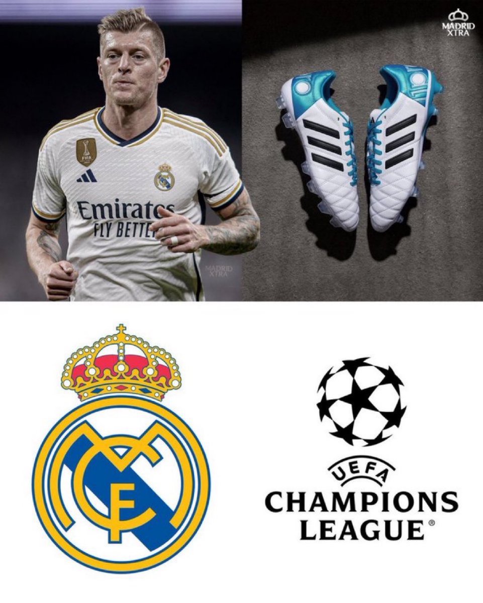 MadridXtra's tweet photo. Toni Kroos. Real Madrid. Iconic. https://t.co/0gwUiIyhgn