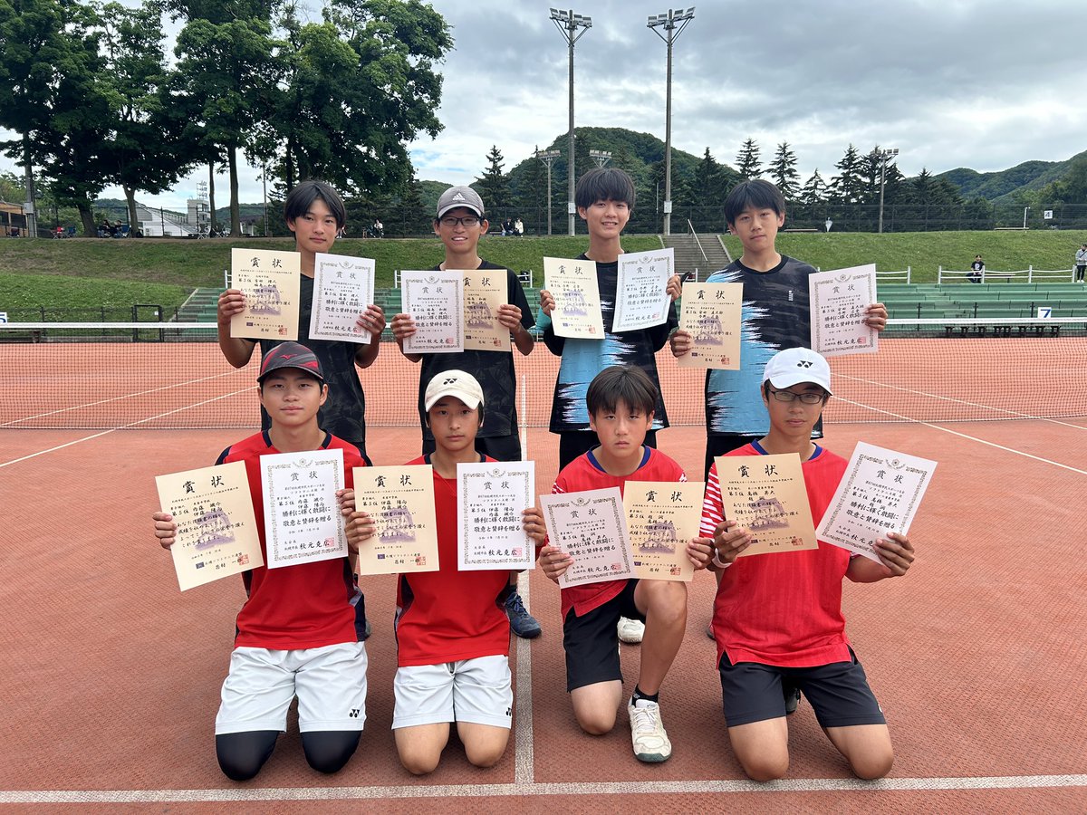 ssta_jhs's tweet photo. 【市民大会男子】
5位の選手たちたちです！ https://t.co/clXhw2d7i6