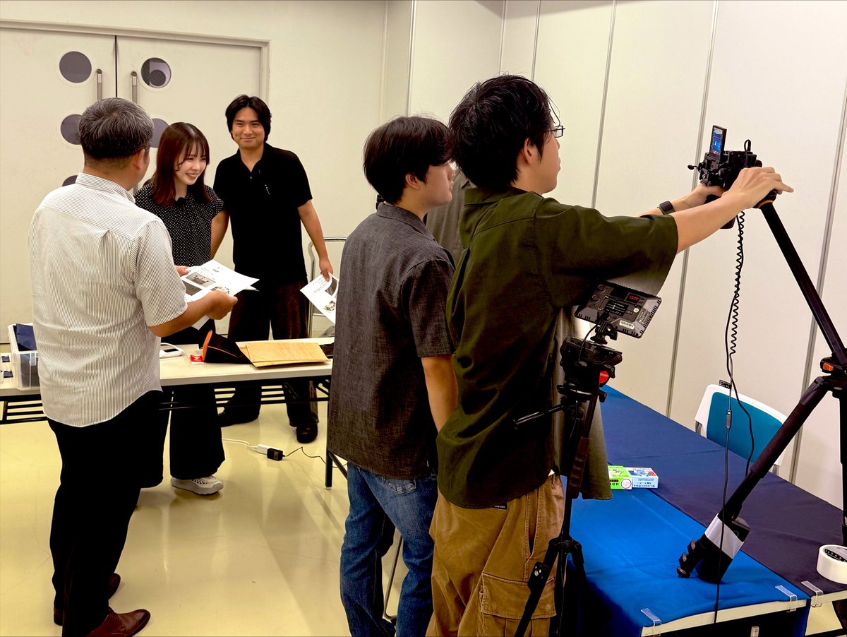 karate_fighter_'s tweet photo. 超音波モータの@PiezoSonic にて、
アンバサダーのカズヤシバタさんとかいとさんで撮影2時間中🎥

本日はインターン生もジョインしての撮影で、後ほど編集してから随時YouTubeやXやインスタなどのSNSに投稿予定で企画シリーズとして楽しみです🎥 https://t.co/AA3fabWJOh