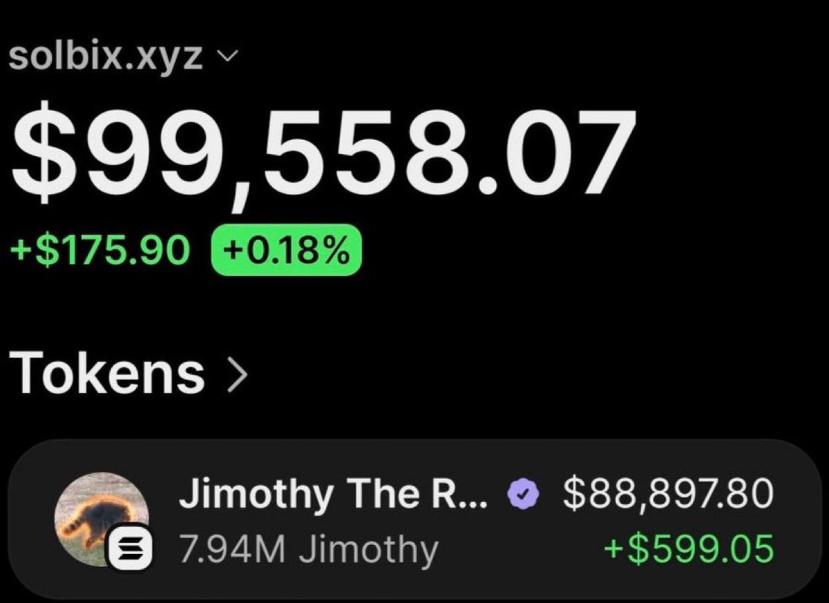 saracrypto_eth's tweet photo. This wallet turned $92 into over $100,000 profit on my $Jimothy call on telegram 

Single buy of $92 into $Jimothy at $3,330 mc after my call, turned into about 1,097x from there.

Never fade my calls, you can change your life with it. https://t.co/cUxnHNWhOZ