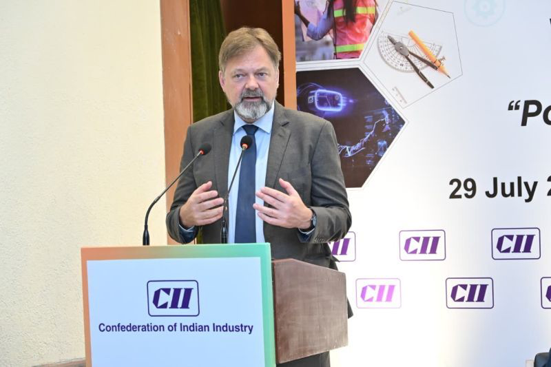 AmbWieck's tweet photo. At the CII Women in STEM Leadership Summit, Ambassador Ackermann reaffirmed Germany’s commitment to equal opportunity pathways.

🇩🇪 &amp; 🇮🇳 are proud to work together to turn women STEM graduates into leaders through initiatives such as @INDOGSTC 's WISER  programme. 🔬🧪🚀 https://t.co/mtftve1b47
