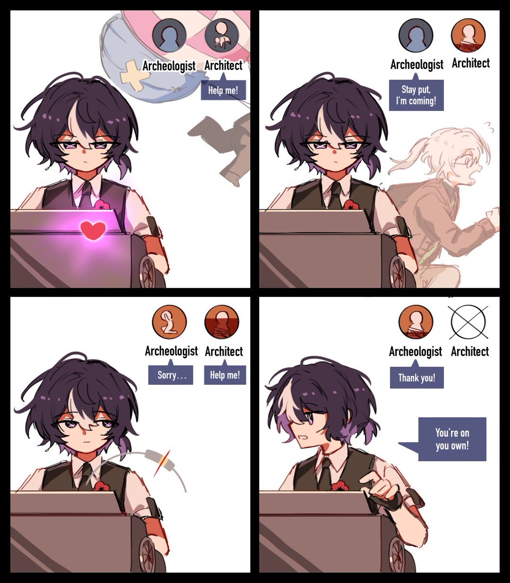 pualtmu's tweet photo. Identity v au because none of you stopped me https://t.co/LTVw2LTY9x