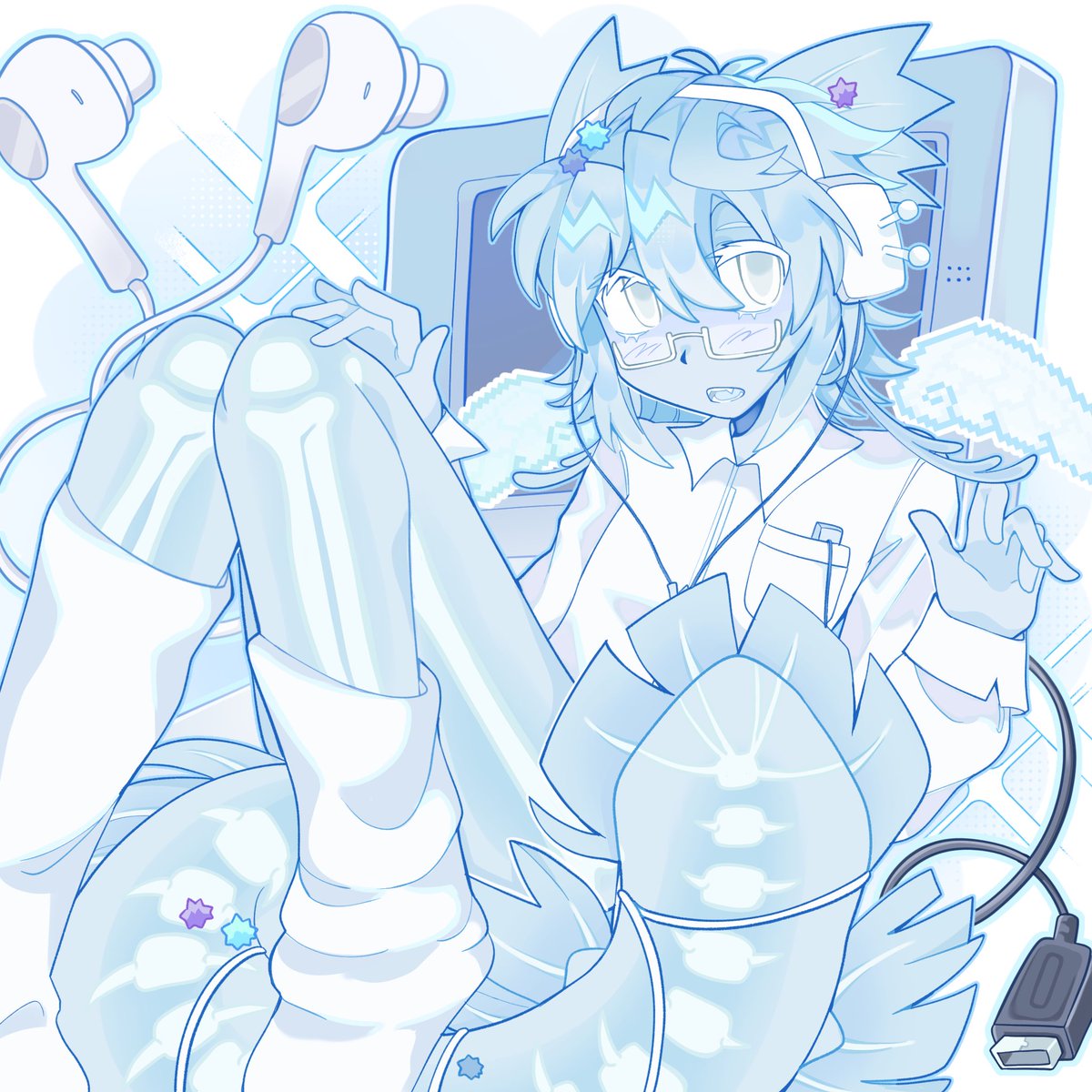 moellusk's tweet photo. #artfight2026 for @cottenisaidiot 🩵 https://t.co/1S38qfJ5RS