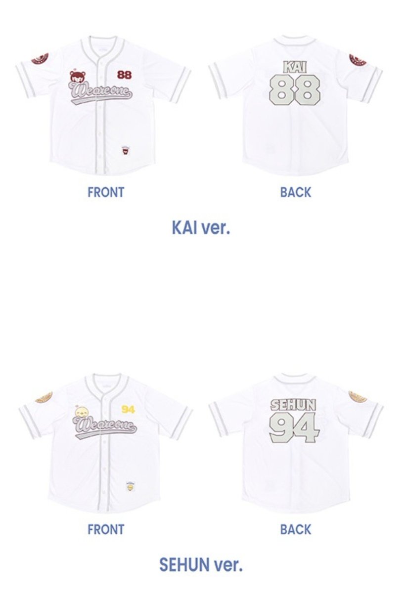 kyuyoung20's tweet photo. เสื้อเบสบอลยูนิฟอร์มแต่ละเมมเบอร์ สีเลขไม่เหมือนกันด้วย https://t.co/94lHSPIoX8
