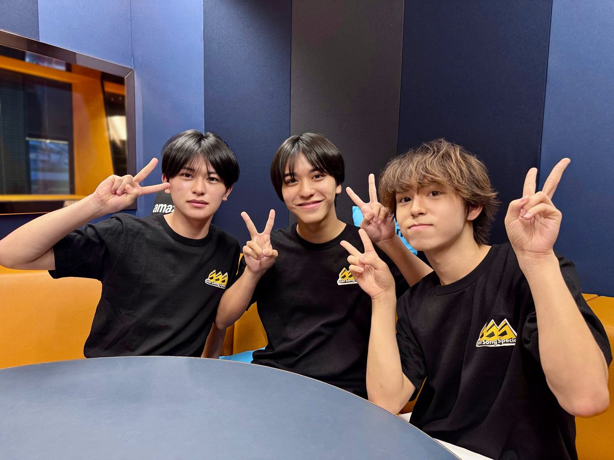 jr_official_X's tweet photo. 今日16:30からは...🌆
ポッドキャスト番組『 Star Stone Podcast by Star Song Special 』 #4 の配信がスタート🎙️💫

今週は #関翔馬 #岸蒼太 #浅井乃我 がお届けします✌🏻✌🏻✌🏻

ぜひお聴きください🌟

#スタソンポッドキャスト https://t.co/HDeI9AtkNW