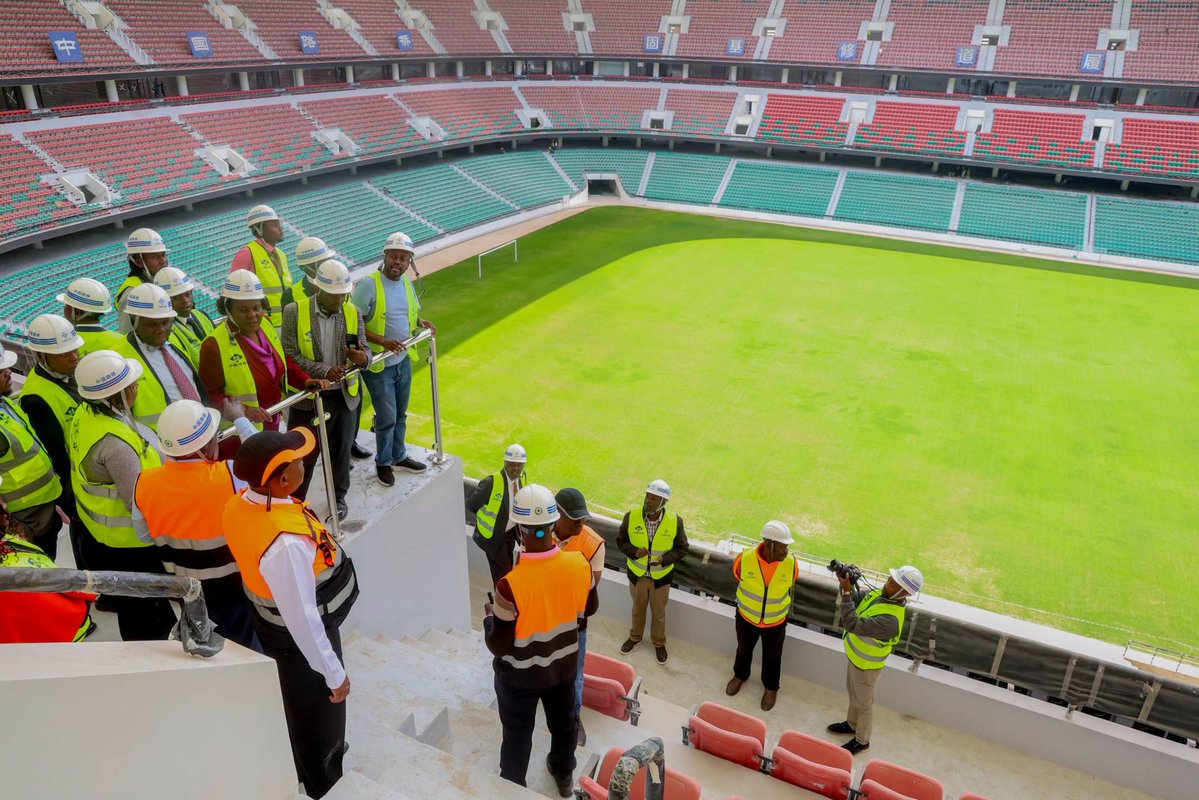 Talanta_Stadium's tweet photo. 🏟️✨ Every milestone brings us closer to greatness!
The finish line is now in sight...⏳🔥

We're getting ready to welcome the continent!🌍⚽

#AFCON2027 Infrastructure! https://t.co/LbU6AdvtXW