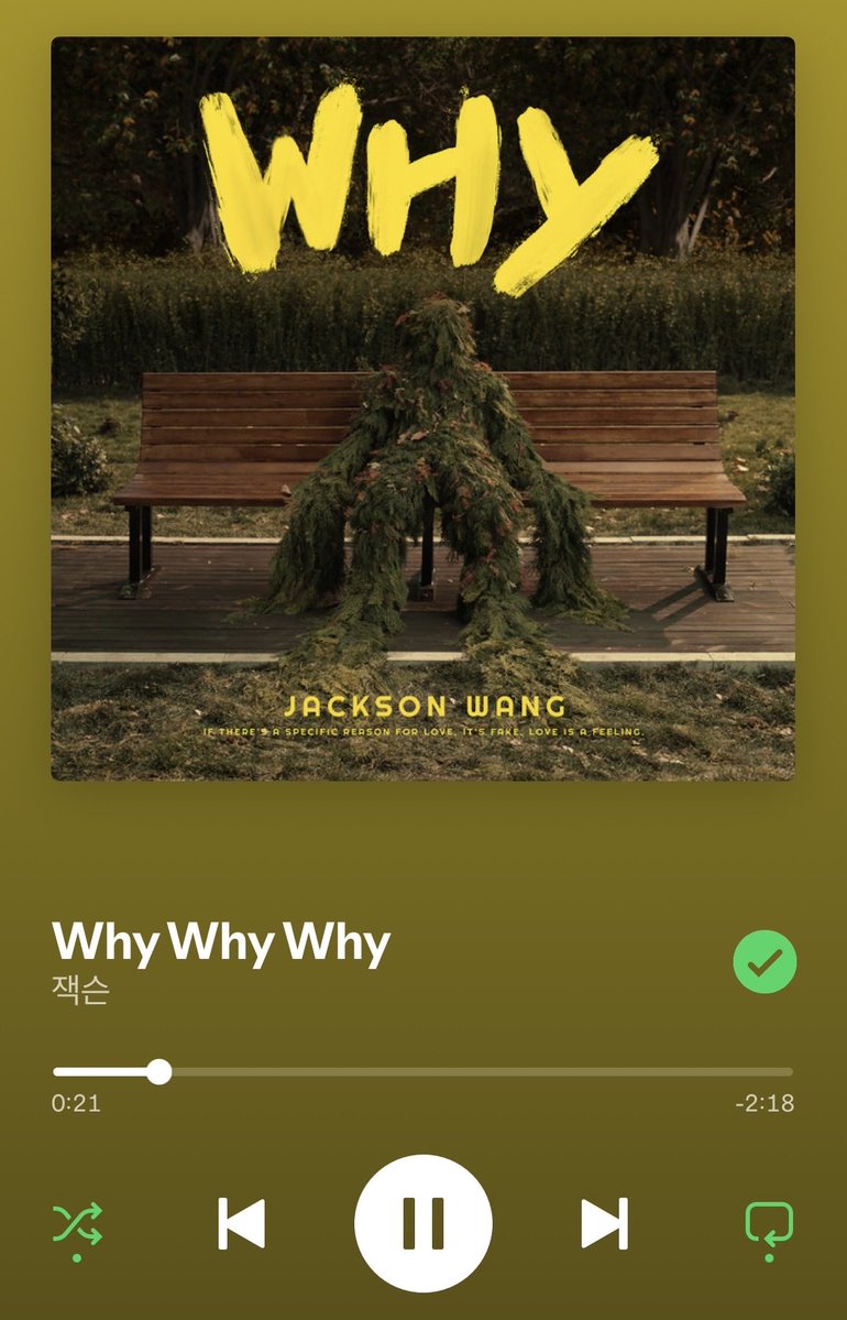 1ov3wan's tweet photo. 새벽감성st

잭슨 - Why Why Why
許光漢 - 淡季動物園
Wang OK - You Are So Beautiful
陈文非 - 春 https://t.co/H0zAAH3INq