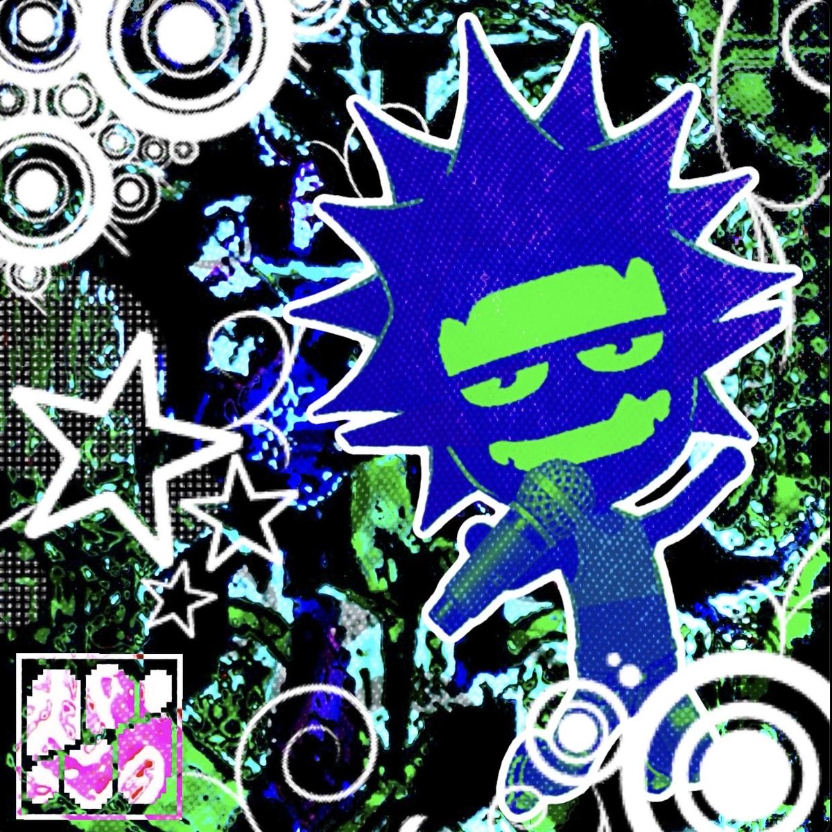 GreenTea_pixel's tweet photo. Previous cover arts for songs #art https://t.co/voWx5eptwM