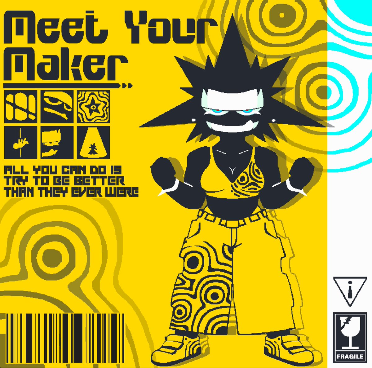 GreenTea_pixel's tweet photo. Previous cover arts for songs #art https://t.co/voWx5eptwM