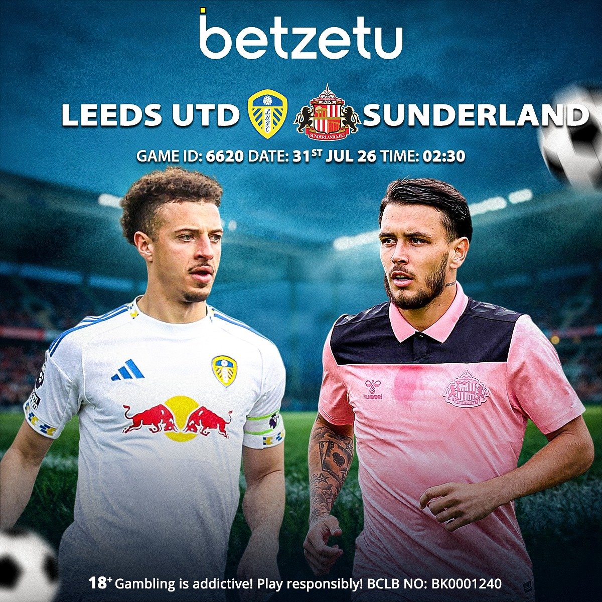 BetZetu's tweet photo. Today's Games 🎯

Vipi Champez ! Checkout Pre-season match zaa leo naa uwekelee. Highlighted match ni Leeds United vs Sunderland, hii game itaenda aje?👀

To place your Bet 👉 https://t.co/PH6c9CsYOI

#betwithus #placeyourbet #placeyourbets #betzetu https://t.co/1nSigESFll