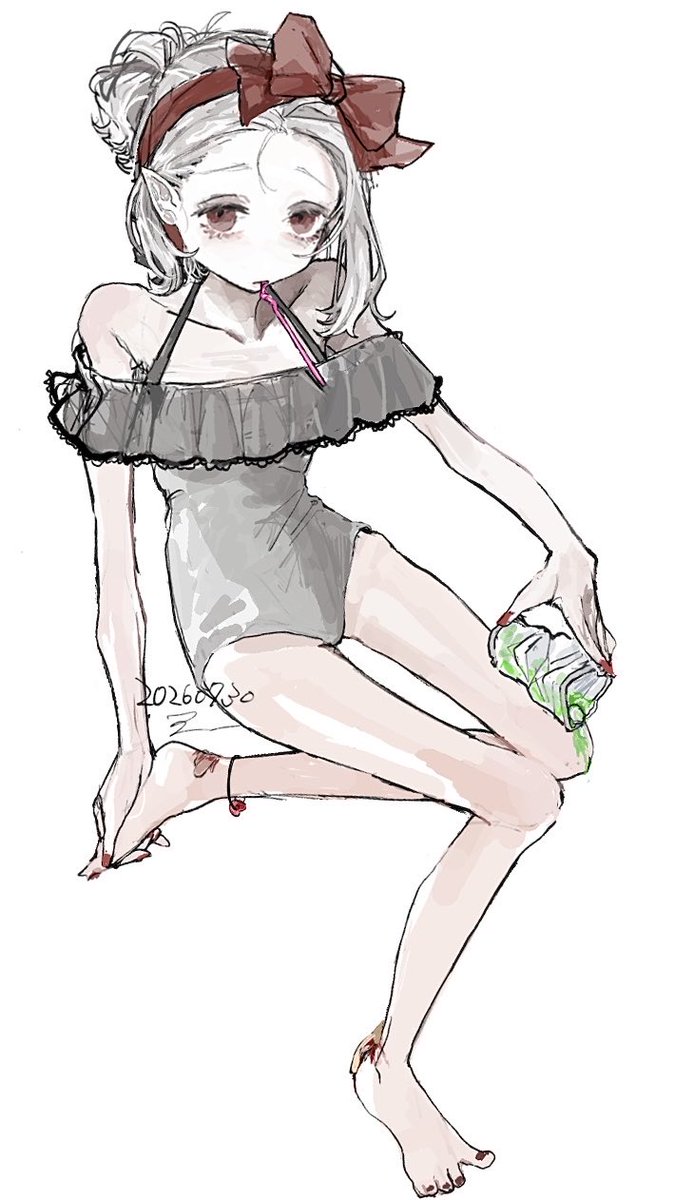 ebitako_puri's tweet photo. 空き時間に少しだけ 夏のoc https://t.co/ndwIOKjV74