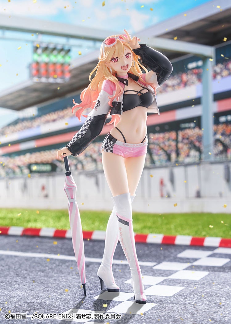 hobbywatch_jp's tweet photo. TVアニメ「その着せ替え人形は恋をする」よりフィギュア「喜多川海夢 レースクイーンVer.」が2027年6月に再販決定　 https://t.co/nQYMnXiQSP https://t.co/BlCKunUbQr