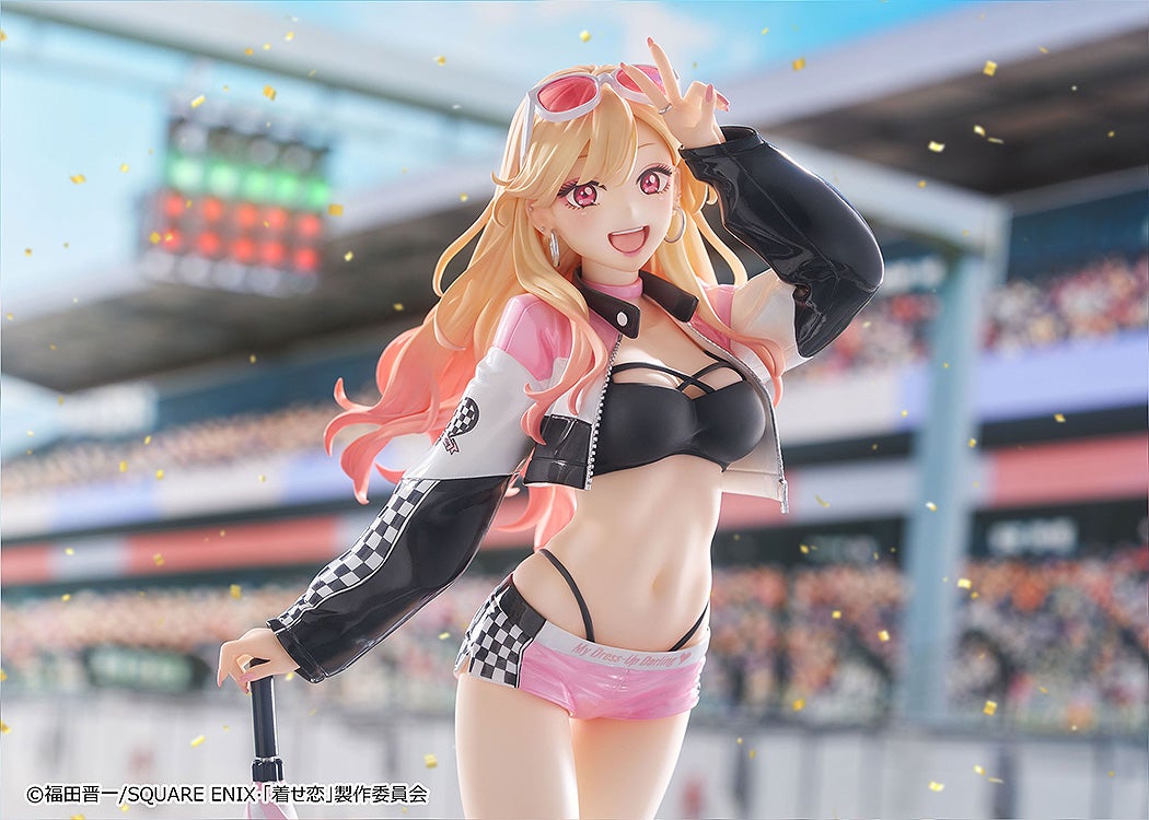 hobbywatch_jp's tweet photo. TVアニメ「その着せ替え人形は恋をする」よりフィギュア「喜多川海夢 レースクイーンVer.」が2027年6月に再販決定　 https://t.co/nQYMnXiQSP https://t.co/BlCKunUbQr